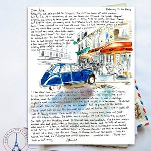 CARTAS DE PARIS por Janice MacLeod, Paris Bars: , carta de fevereiro sobre o Dia de São Vicente em Paris