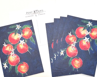 Set of 6 Art Postcards – Citrus