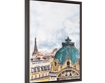 Vertical Framed Premium Gallery Wrap Canvas