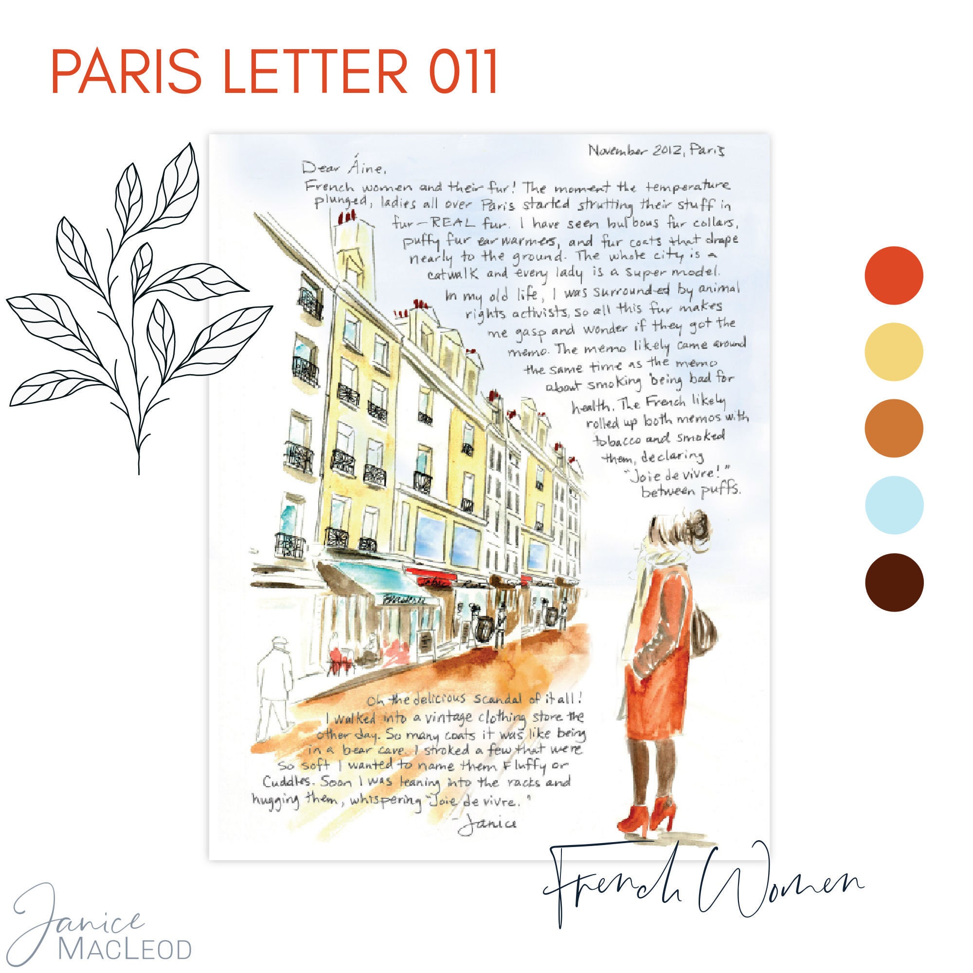 Französische Frauen Paris Buchstaben Ein Buchstabe