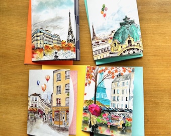 Paris Art Notecard Set | Blank Cards | Stationery | Janice MacLeod