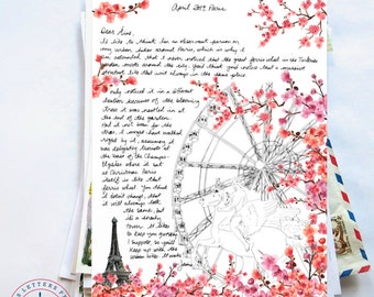 PARIS LETTERS by Janice MacLeod, Spring in the Tuileries: , April letter about the ferris wheel in the Tuileries in Paris