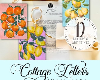 Cottage Letters Mail Club  | 12 Letter Subscription | Letters & Art Prints by Janice MacLeod (Creator of Paris Letters)