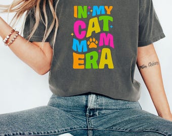 Cat Mom Era Shirt, Cat Mama Tee, Cat Mom TShirt, Gift For Cat Mom, Funny Cat Shirt, Cat Lover Shirt, New Cat Mom Shirt, Fur Mama