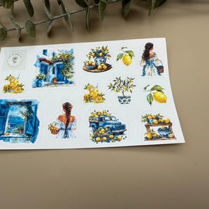 Sticker Sheet - Greek Lemon