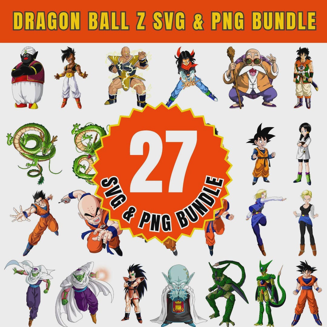 27 Anime SVG Bundle | SVG Files for Cricut | Instant Download | Anime ...