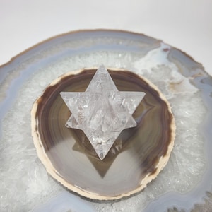 Rock Crystal Merkaba, 146 grams