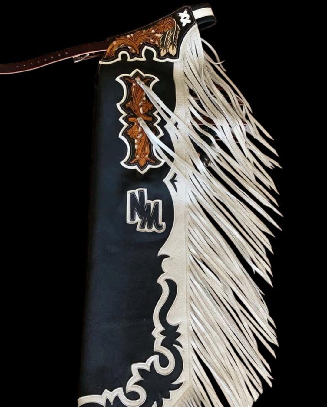 Hand-tooled Leather Rodeo Chaps: Custom Western Bull Riding Gear - Etsy UK