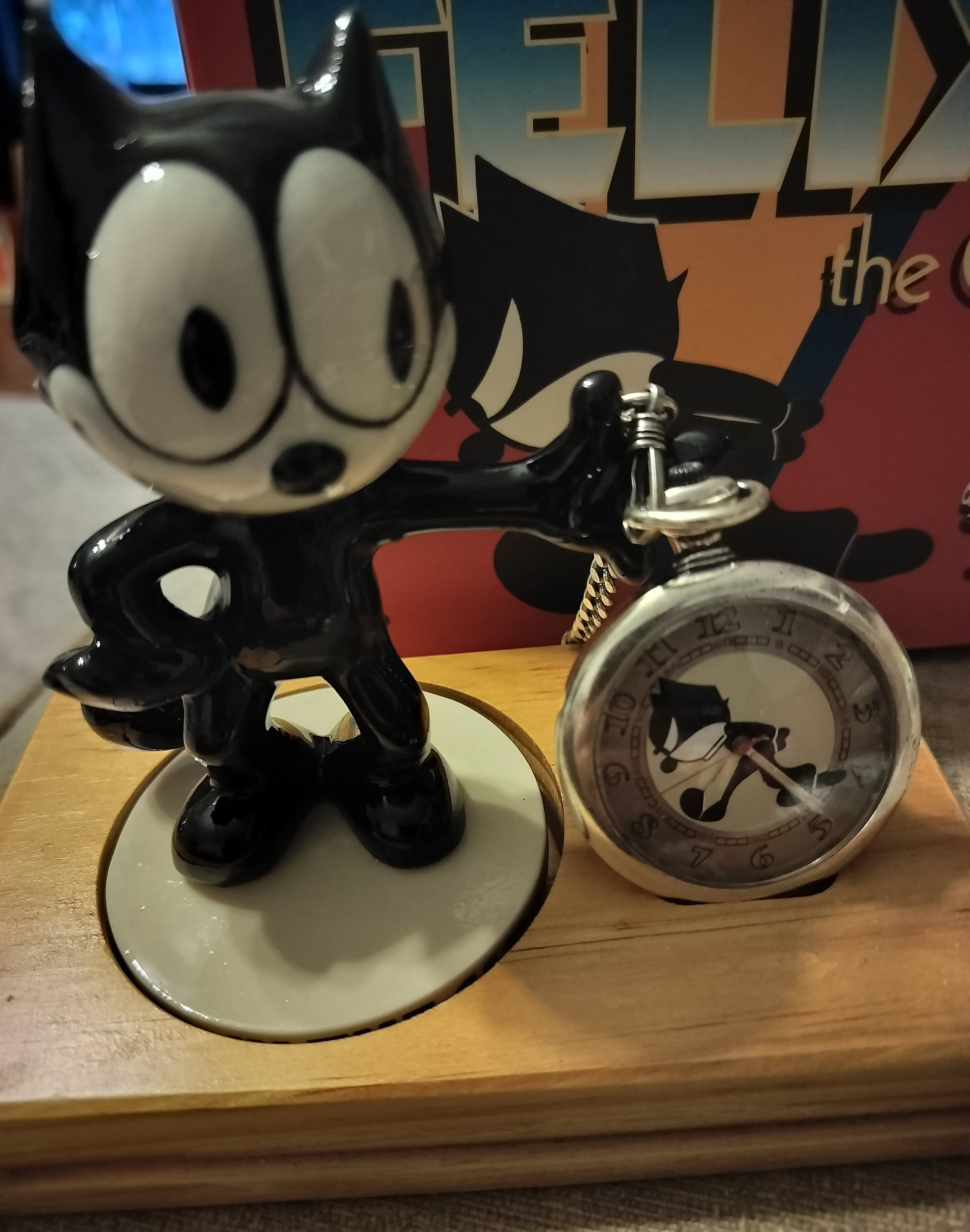 Felix the Cat Limited Edition Pocket Watch Made by Fossil. - Etsy