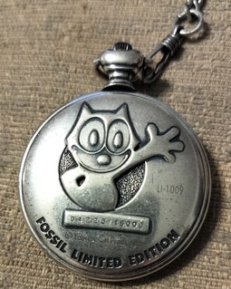 Felix the Cat Limited Edition Pocket Watch Made by Fossil. - Etsy