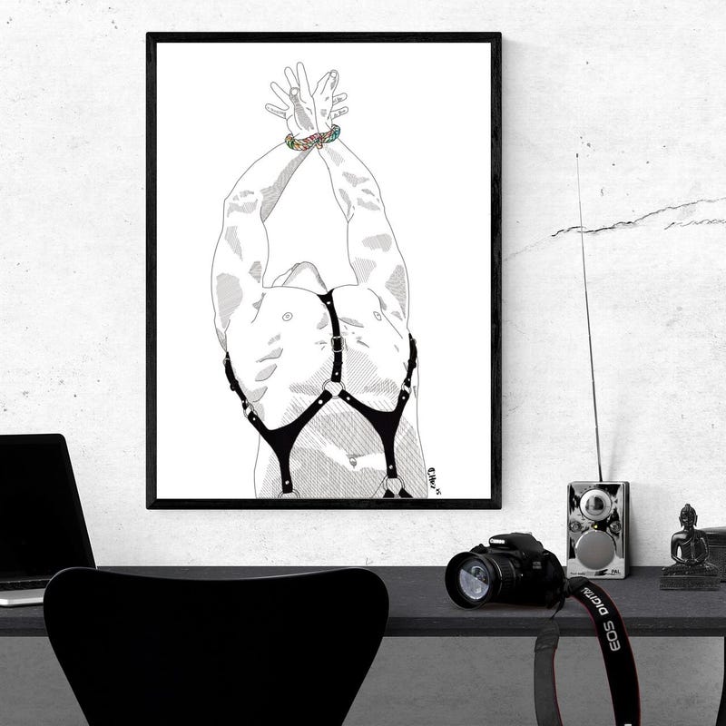 Bondage Art Etsy de