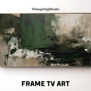 Wabi-Sabi Abstract Painting for Frame TV: High Resolution Art (Digital File)