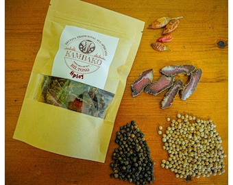 500 Grams Spicy Artisan Biltong – Air Dried Beef, Piri-Piri Protein Snack