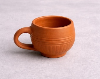 Handmade Terracotta Kulhad Tea Cup | Traditional Indian Clay Cup for Tea & Coffee
