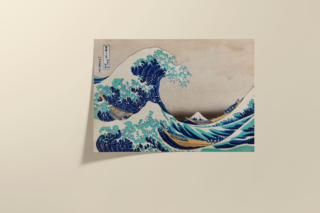 Hokusai - the Great Wave (digital Download) - Etsy
