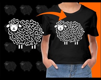 Oveja linda con arte lineal PNG, clipart de animales, imprimible de animales de granja, arte de pared para guardería, decoración de habitación infantil, descarga digital, dibujo de oveja