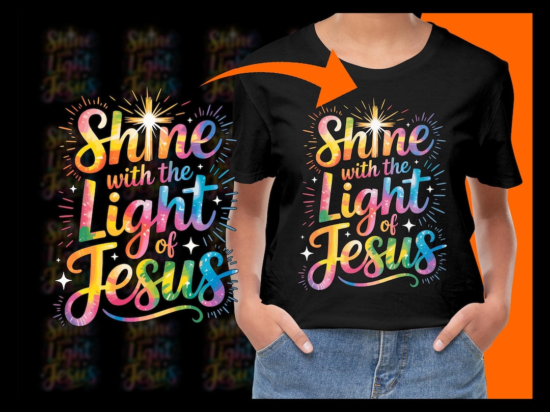 Shine With the Light of Jesus Christian PNG, Free Commercial Use ...