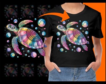 Colorful Sea Turtle PNG, Free Commercial use, Instant Download