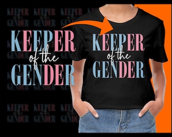 Keeper of the Gender Image PNG, impreza z okazji ujawnienia płci dziecka, baby shower, ogłoszenie o ciąży, nowe dziecko, pliki do pobrania do druku, produkty cyfrowe