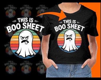 This is some Boo Sheet Halloween Ghost PNG, Free Commercial use, Instant Download