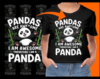 Panda Design with Bamboo PNG, Cute Animal Illustration, Funny Panda Saying, Panda Lover Gift, Kawaii Art, Wall Decor, Digital Download