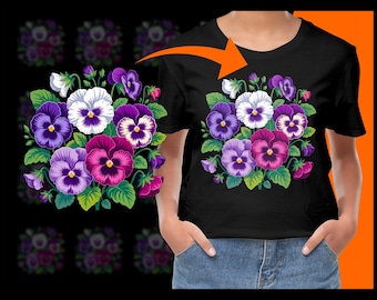 Lila penséblommor PNG, gratis kommersiellt bruk, omedelbar nedladdning