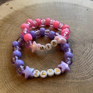 Personalised bead bracelet