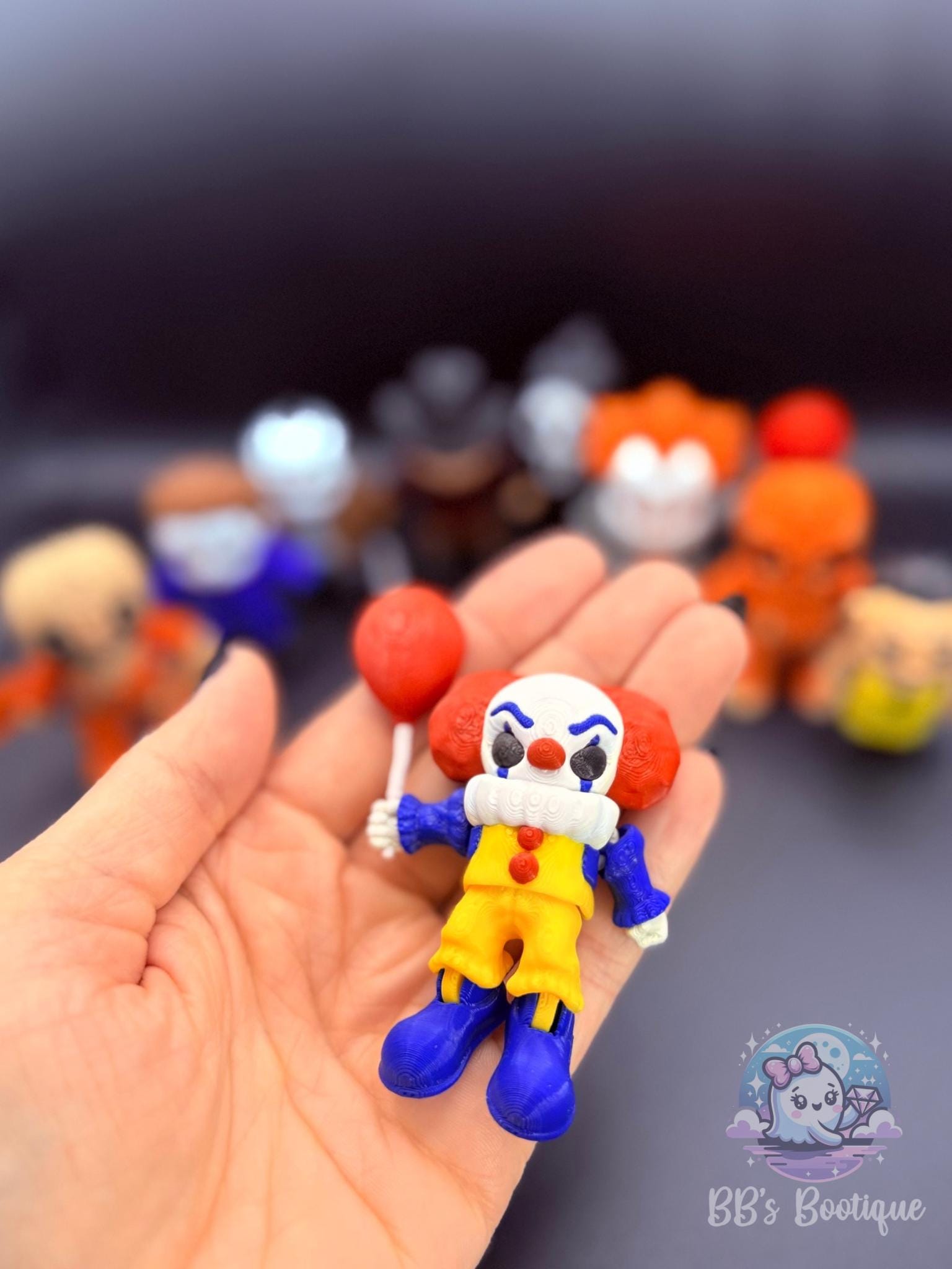 94年 PENNYWISE バンT Mサイズ 3D Printed Pennywise Figurine – Classic 90s IT Clown | Articulated