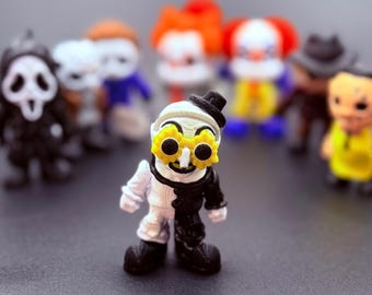 3D Printed Art the Clown Figure – Terrifier | Standard or Yellow