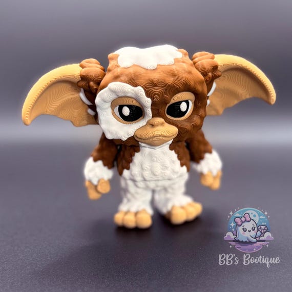 3D Printed Gizmo Figure – Articulated Gremlins Fan Art | Moveable