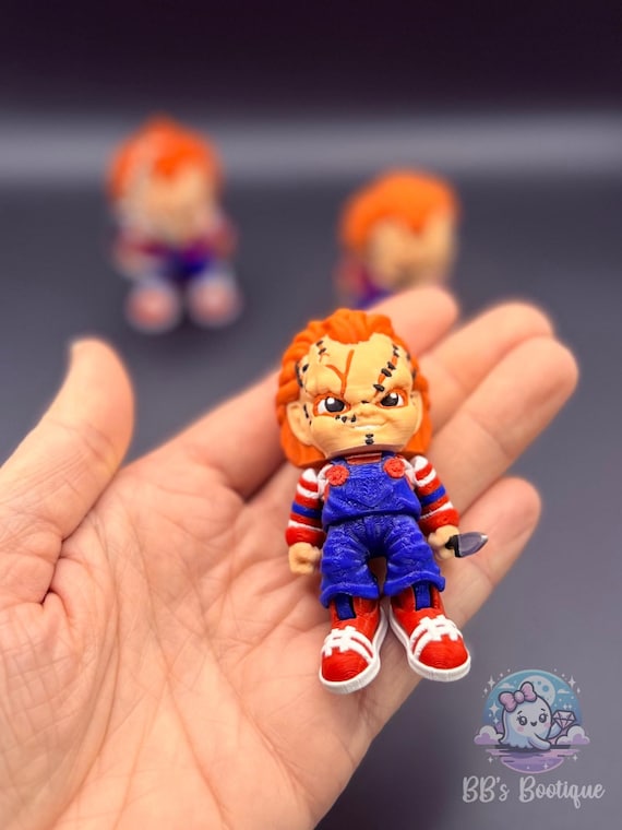 3D Printed Chucky Figurine – Articulated Horror Collectible | Good