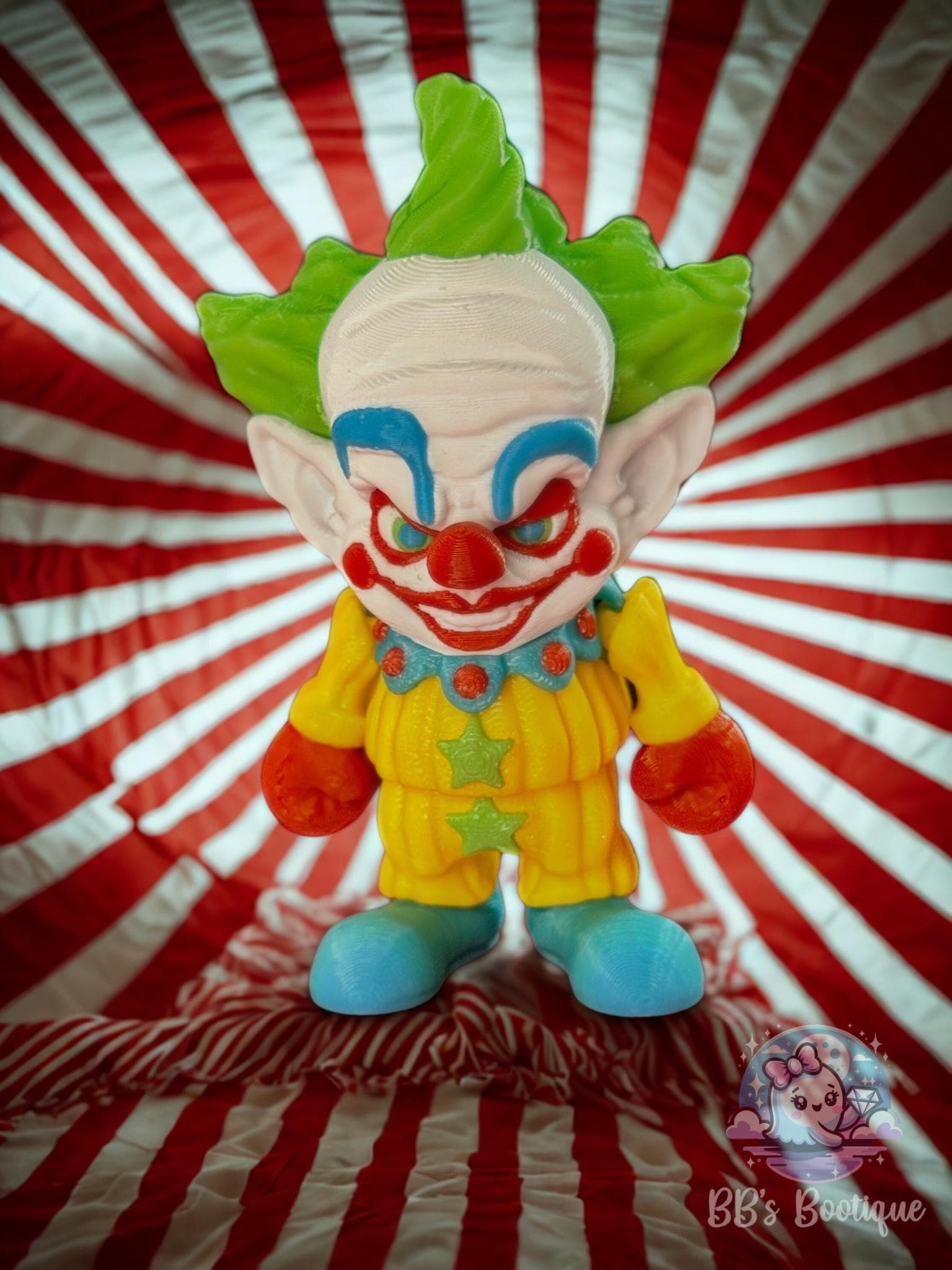3D Printed Shorty the Killer Klown – Cult Classic Horror Figure or