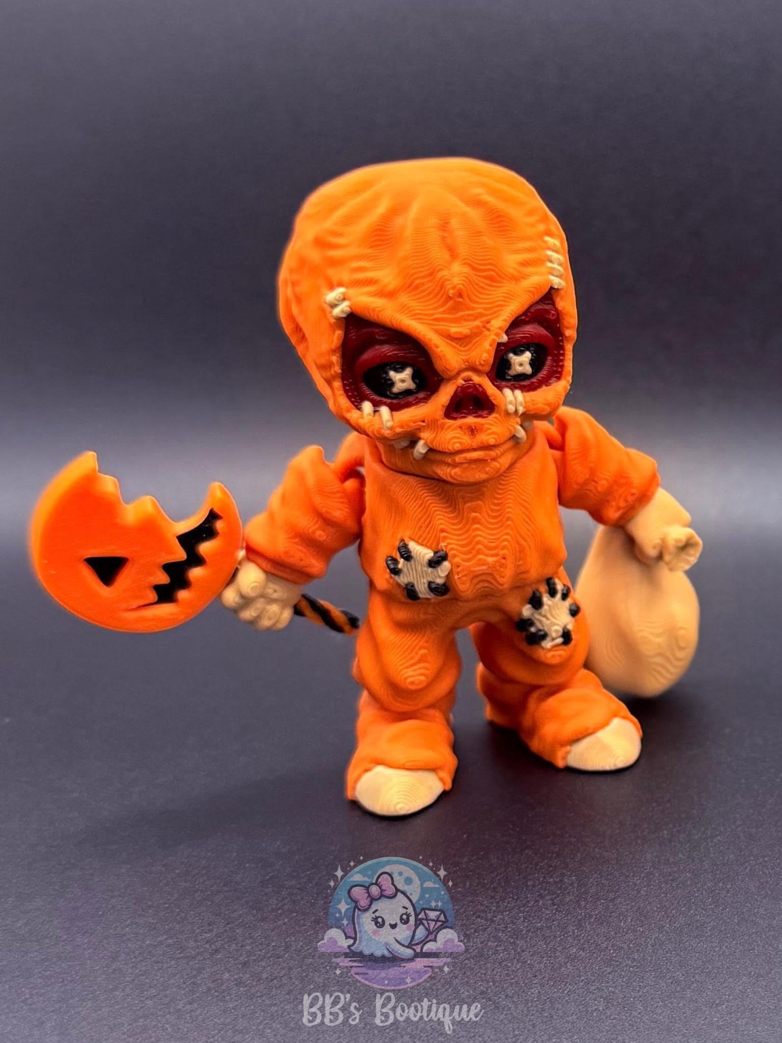3D Printed Sam Figurine – Trick 'r Treat Halloween Collectible