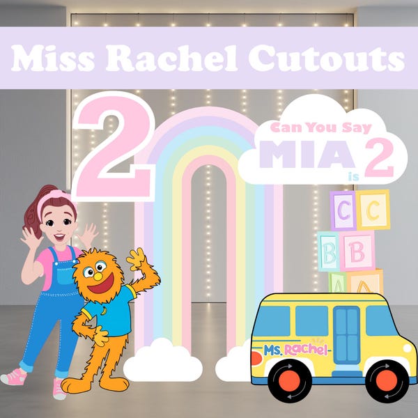 Ms Rachel Birthday Decorations - Etsy