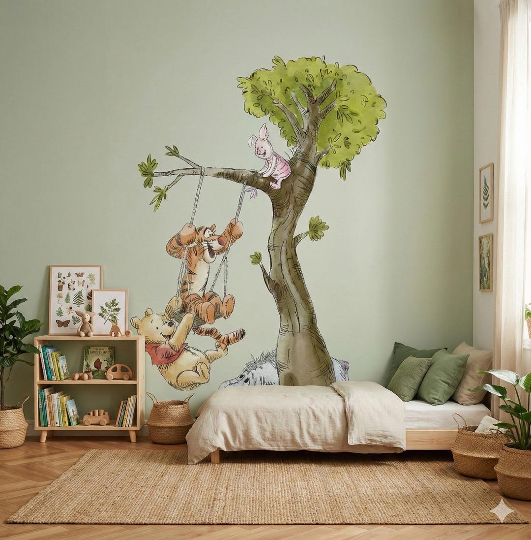 Winnie the Pooh Wall Decals, Kids Playroom Decor Etsy — free download