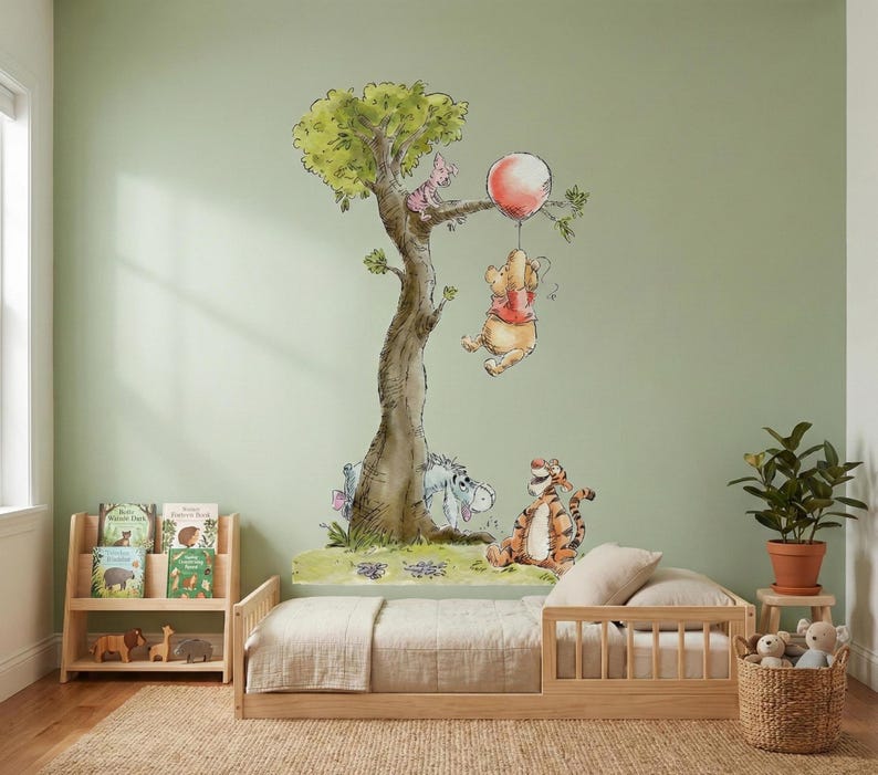 Whimsical Wall Decals Reference: Winnie The Pooh Wall Decals Peel And Stick Wall Stickers