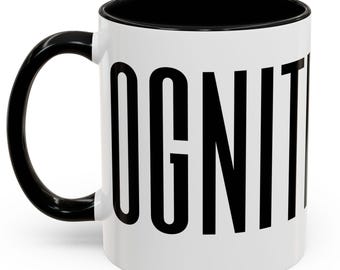 Coffee Mug, 'Cognitive Test', Psychologist Gift, Psychiatrist Mug, Funny Coffee Mug, Doctor Gift, Psychology Humor, Psychology Major