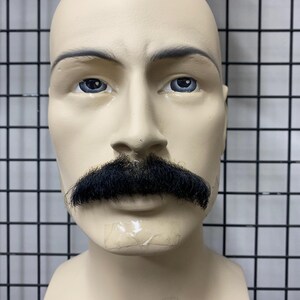 Realistic Fake Moustache %100 hand made cuttable and customizable