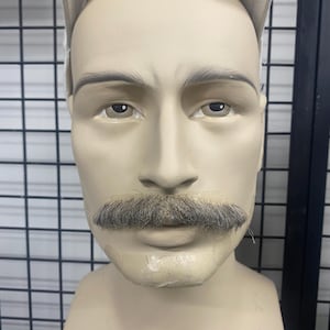 Realistic Fake Moustache %100 hand made cuttable and customizable