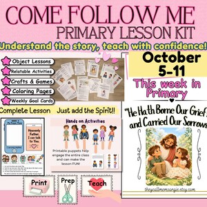 Come Follow Me Primary Lesson Helps 2026 | Weekly LDS Bundle | Old Testament