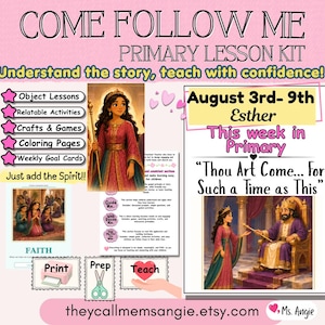 Come Follow Me Primary Lesson Helps 2026 | Weekly LDS Bundle | Old Testament