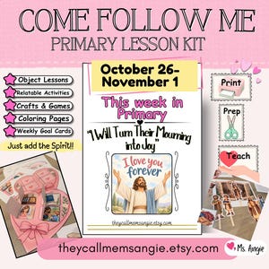 Come Follow Me Primary Lesson Helps 2026 | Weekly LDS Bundle | Old Testament
