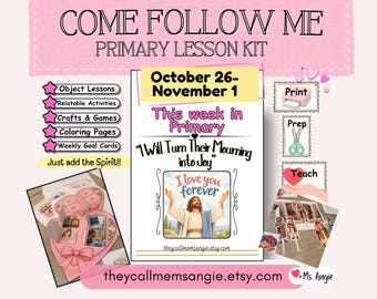 Come Follow Me Primary Lesson Helps 2026 | Weekly LDS Bundle | Old Testament