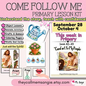 Come Follow Me Primary Lesson Helps 2026 | Weekly LDS Bundle | Old Testament