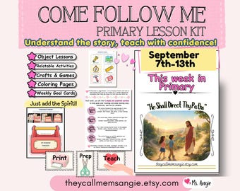 Come Follow Me Primary Lesson Helps 2026 | Weekly LDS Bundle | Old Testament