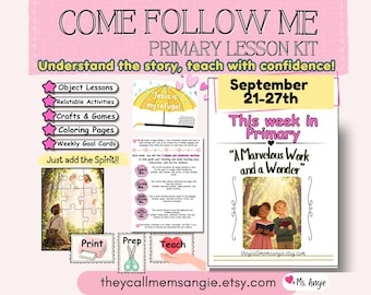 Come Follow Me Primary Lesson Helps 2026 | Weekly LDS Bundle | Old Testament