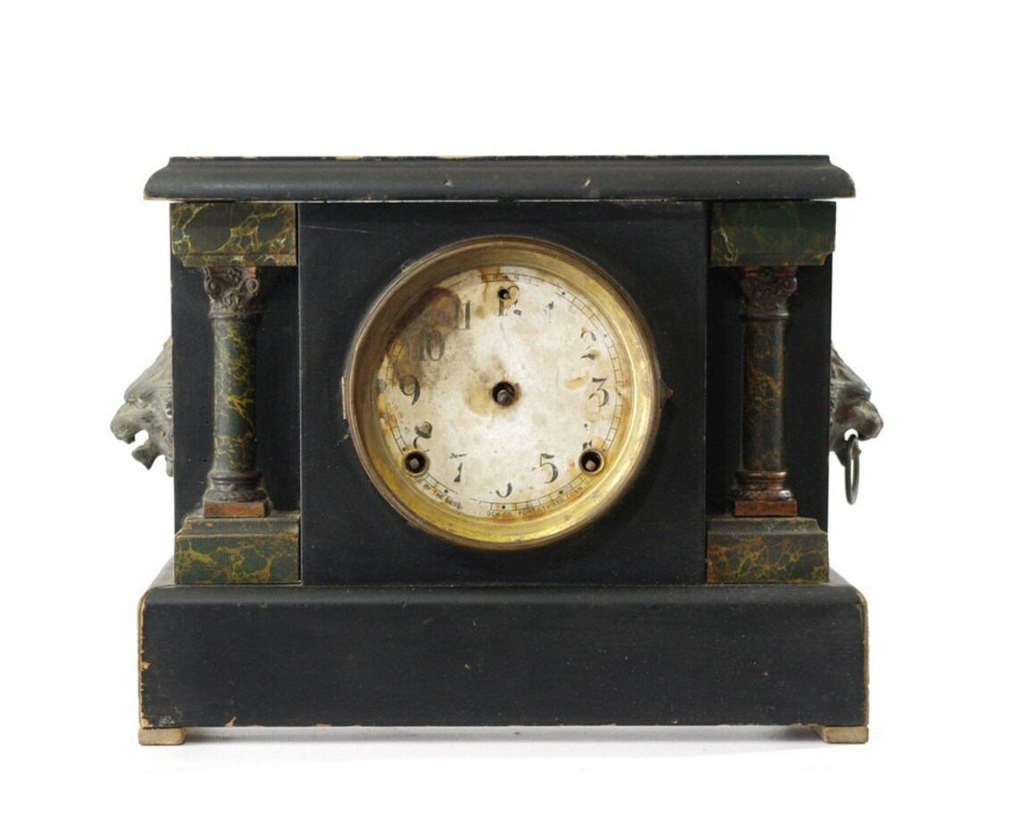 Antique Mantel Clock Case Sessions Display Parts Etsy