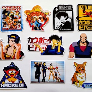 Anime Vinyl Sticker Pack (10 Stickers) cartoon japan japanese vintage animation