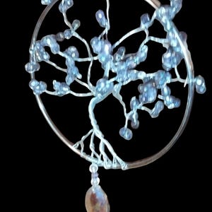 Crystal Tree of Life Sun Catcher Handmade Décor with Prism