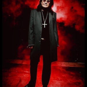 Ozzy Osbourne Inspired Art Print Unframed Wall Decor